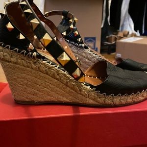 Valentino Rock Stud Wedge